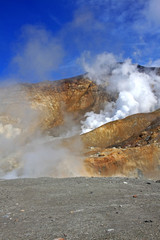 Mutnovsky volcano in Kamchatka Peninsula, Russia