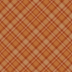 Seamless pattern in fine autumn brown colors for plaid, fabric, textile, clothes, tablecloth and other things. Vector image. 2