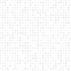 Abstract white and grey pixel background. Modern vector design.