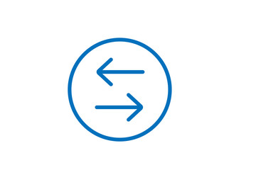 Exchanging vector icon