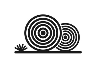 Bale of hay icon