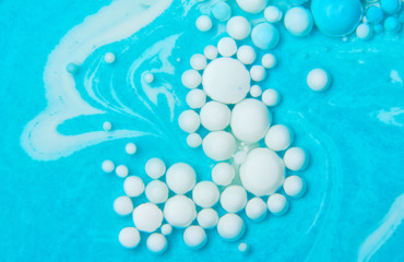 Space or planets universe cosmic abstract background. Abstract molecule atom sctructure. Macro shot of air or molecule. Abstract space background. Biology, phycics or chymistry abstract background