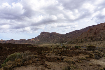 Fototapeta na wymiar view of volcano el teide