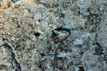 Grey rock surface. Rough abstract  backgroung
