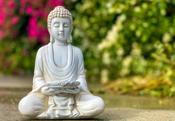 buddha statue in calm rest pose 