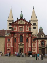 Obraz premium Prague, Czech Repub., St. George's Basilica