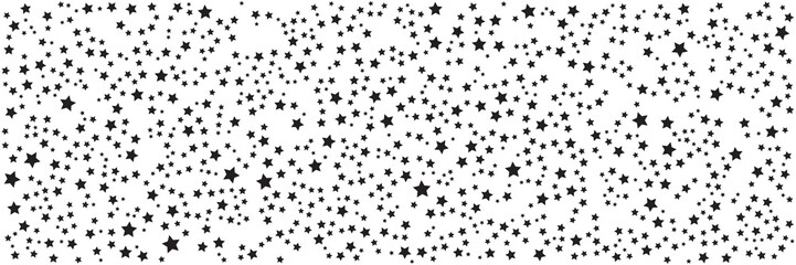 Black white square rectangle star dot circle memphis background for wide banner. 