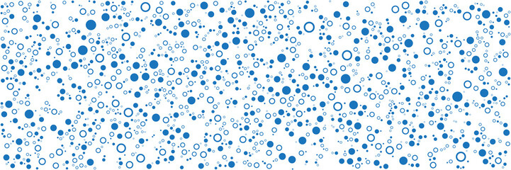 Blue white dot circle square pattern background for wide banner. Vector illustration design for presentation, banner, cover, web, flyer, card, poster, wallpaper, texture, slide, magazine, and ppt