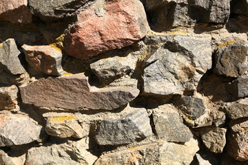  brown stones, texture, outdoors in summer