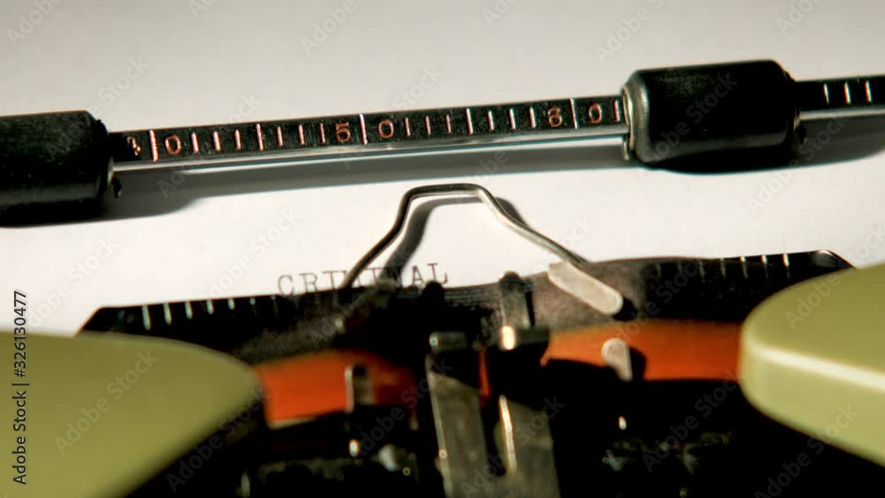 Poster criminal typewriter 4k visual resource high res graphic resource explainer video background with cop