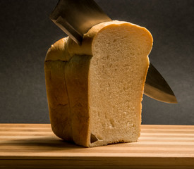 Cutted bread