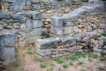 Ruins of the antic Nymphaeum in Crimea