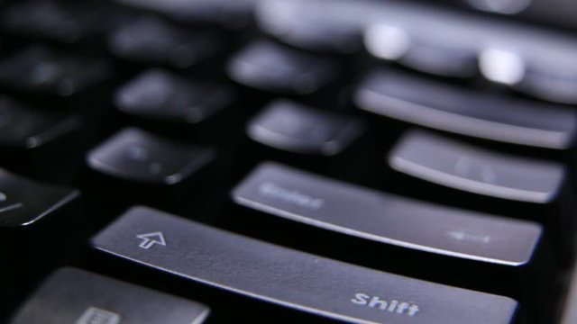Pressing a computer keyboard keys