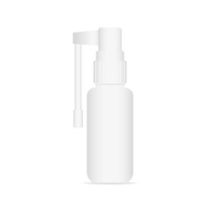 Realistic image of a medical throat spray