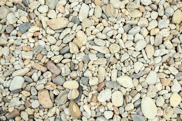 beautiful stones by the sea on nature background
