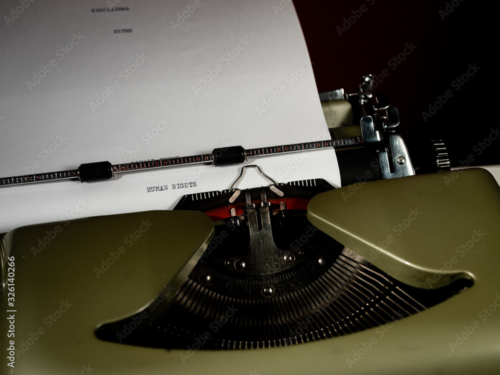 Fototapete typewriter visual resource high res graphic resource explainer video background with copy space for 