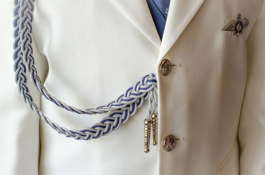 First Communion Suit Cord Detail