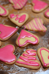 Heart shaped cookies