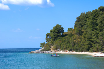 Skopelos island . Sporades , Greece Beutiful beaches .
