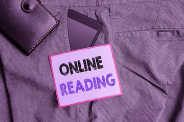 Handwriting text Online Reading. Conceptual photo process of extracting meaning is in a digital...