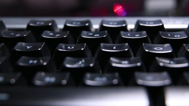 Pressing a computer keyboard keys