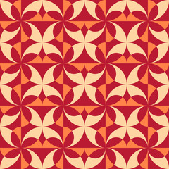 Abstract vector seamless pattern. Natural-inspired design.