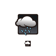 Rain Icon Logo
