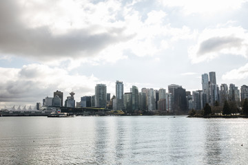 Vancouver cityscape and modern architecture