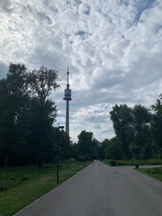 Obraz premium tv tower in the park