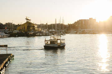 Fototapeta na wymiar Boats in Vancouver, Canada