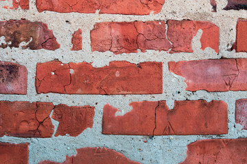 old brick wall texture background close up. wallpaper for your device
