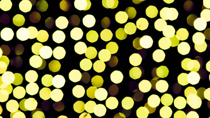 Abstraction of street low lights