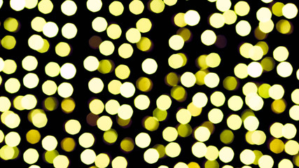 Abstraction of street low lights