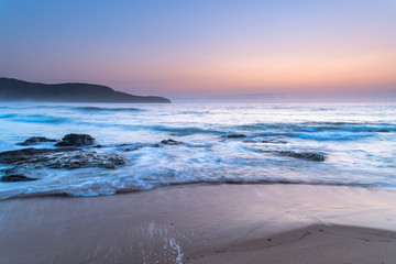 Pretty Pastel Summer Sunrise by the Sea