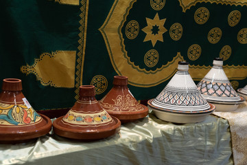 Traditional Berber Tajine pots