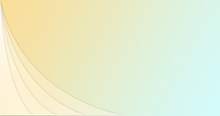 Light yello backgroun with curvey lines and drop shadow.