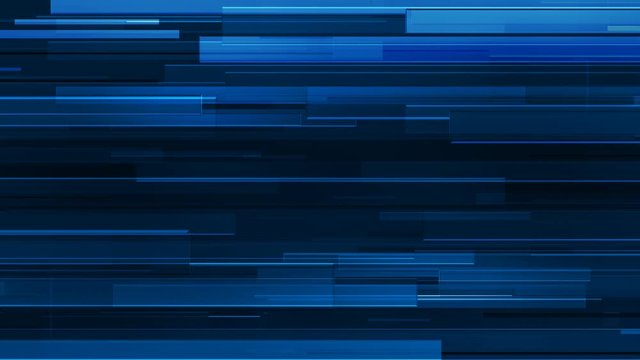 News Background Loop 02 is a sleek stock motion graphics video that shows a monochromatic blue background. Overlapping bars slowly move from the right or the left.