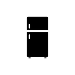 Refrigerator icon, logo isolated on white background