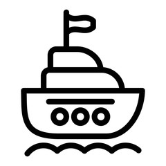 Ship icon. Yacht icon. Cruise ship, ocean liner, vessel symbols. Sea cargo delivery, sea transport signs. Travel, sea trip concept.