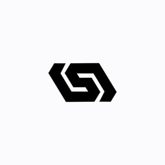 vector letter s initial design template