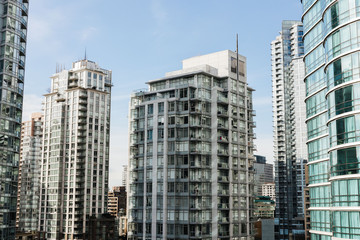 Vancouver cityscape and modern architecture