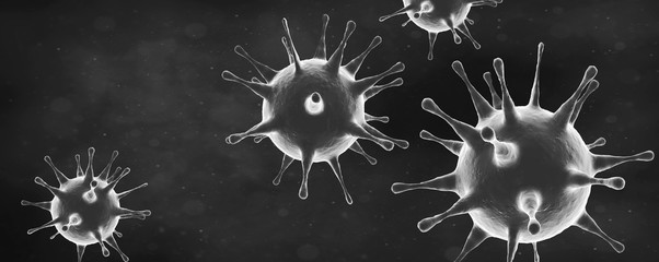 New coronavirus 2019-ncov. 3D illustration