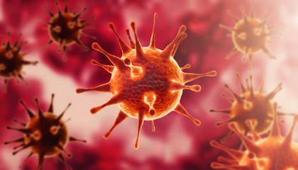 New coronavirus 2019-ncov. 3D illustration