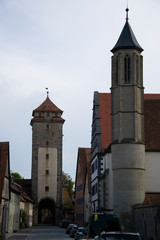 castle in Rothenburg an der Tauber Germany