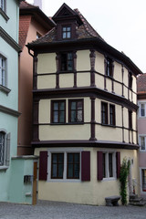 Obraz premium old houses in Rothenburg ob der Tauber