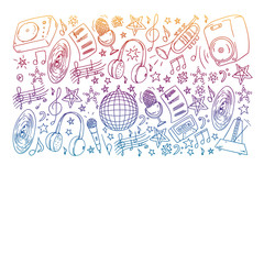 Children play music. Musical education, theatre, school.