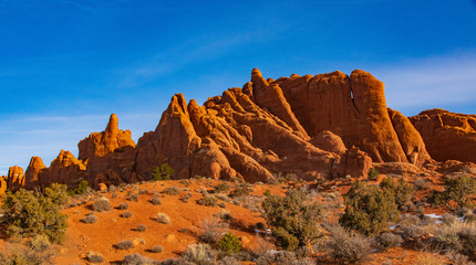 Obraz premium Devil's Garden Formation in Arches National Park