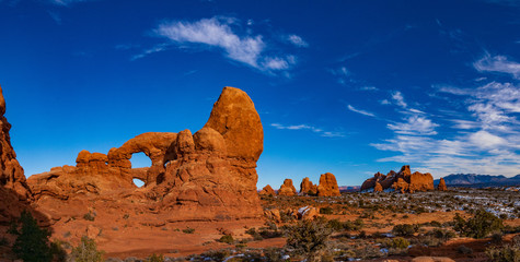 Turret Arch and The Rest of the Windows Section of Arches National Park © Larry
