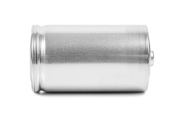 LR20 D size battery on white background