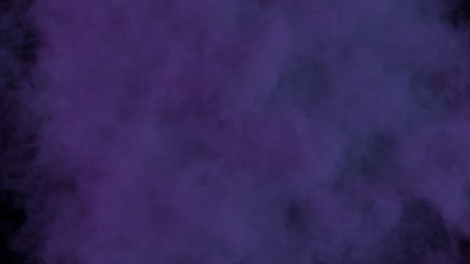 Abstract clouds of misty colorful smoke texture 3d background. Realistic purple fog. Colored smoke. 3d rendering.